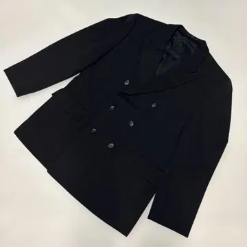 더블 브레스트 자켓 블랙 포멀