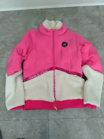 MARK & LONA 다운 자켓 40 사이즈 핑크