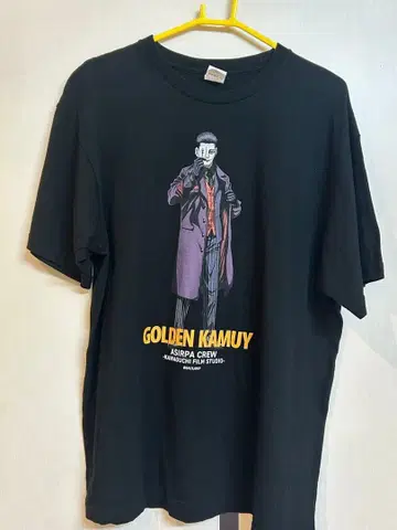 골든 카무이 T셔츠 XL 오가타 햐쿠노스케 아시리파조~카와구치 촬영소~