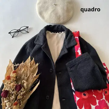 b1596* 콰드로 코튼 플리스 자켓