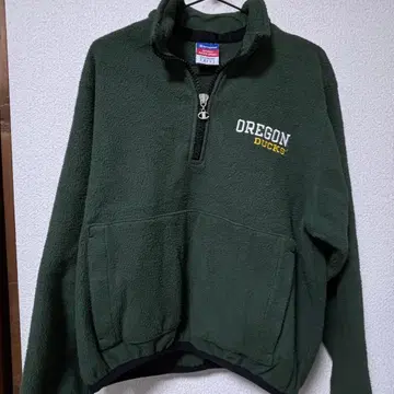 Champion Oregon Ducks 하프 지퍼 S