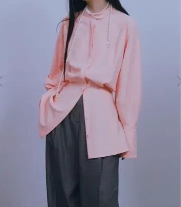 AMERI UND WAIST BLOUSING BLOUSE 화이트