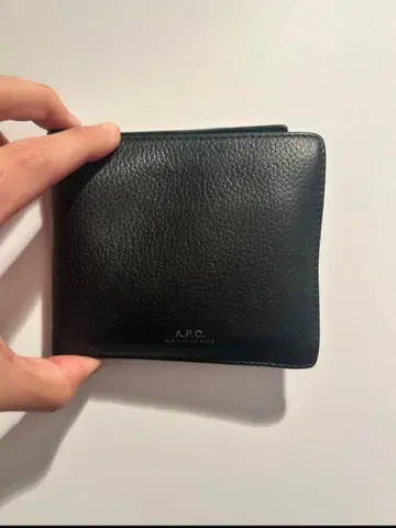 [ 새상품급 ] A.P.C 가죽 지갑 블랙