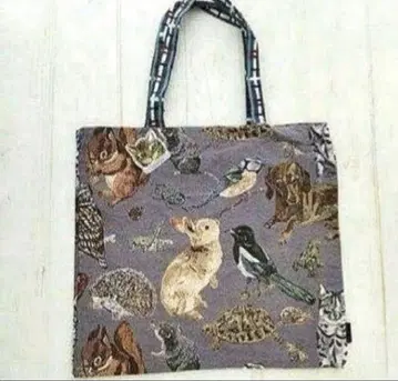 나탈리 레테 토트백 애니멀 고양이 토끼 다람쥐 고슴도치