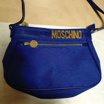 MOSCHINO 네이비 숄더백
