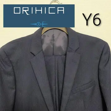 ORIHICA 수트 스트라이프 네이비 Y6 ORIHICA