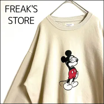 FREAK'S STORE 맨투맨 디즈니 베이지 오버 사이즈