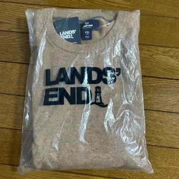LAND'S END 크루넥 스웨터 XXL 베이지