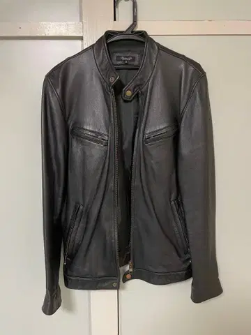 라무 가죽 자켓 싱글 라이더 UNITED ARROWS