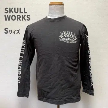 SKULL WORKS 롱T 스컬웍스 해골
