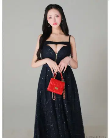 로드풀레르 새상품 네이비 드레스 DE3773 L사이즈