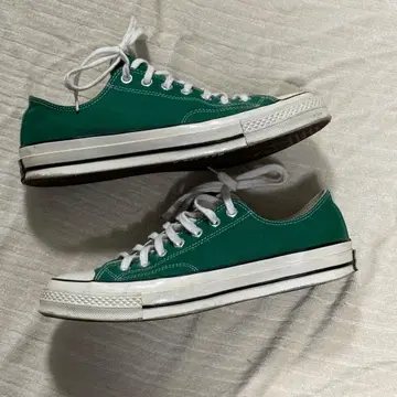 CONVERSE 그린 로우컷 스니커즈