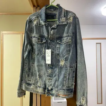 ZARA 데미지 데님 자켓