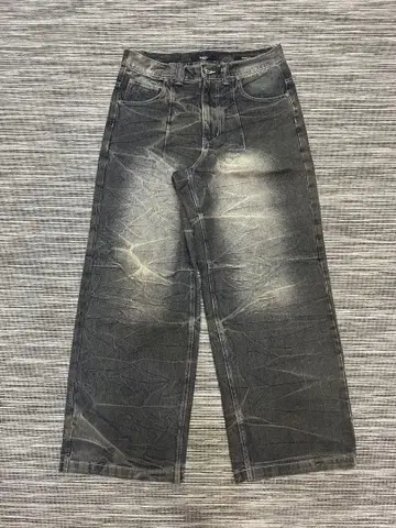 JADED LONDON WASHED BLACK RAZOR JEAN w32