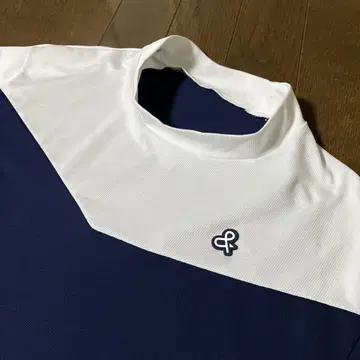 and per se 앤퍼시 모크넥 셔츠 화이트/네이비 L L