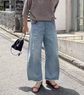 PUAL CE CIN 와이드 커브 데님
