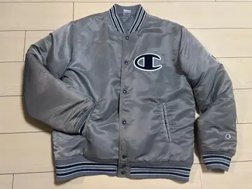 [ 새상품급 ] Champion 바시티 자켓 그레이 X-LARGE