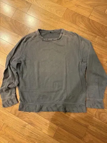 R13 아르 서틴 빈티지 맨투맨