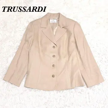 [ 새상품급 ] TRUSSARDI 울 자켓 46 베이지