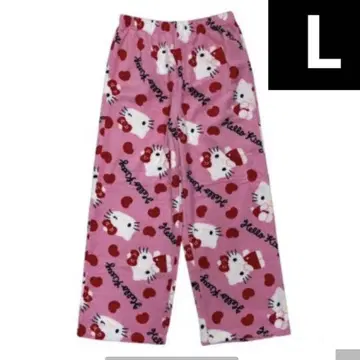 새상품 룸팬츠 일광화상 키티 L 갸루 HELLO KITTY