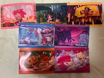 소닉 더 헤지혹 A5 클리어 파일 컬렉션 sonicpict