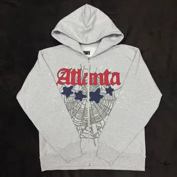 [ 새상품 ] Sp5der ATLANTA Full Zip 스파이더 후드티