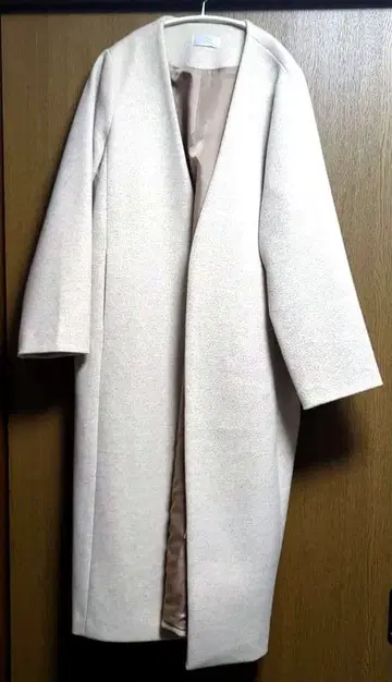 [노카라 롱 코트] 베이지