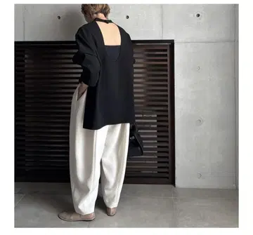lohen 2025AW PRE ORDER BACK OPEN BLOUSE