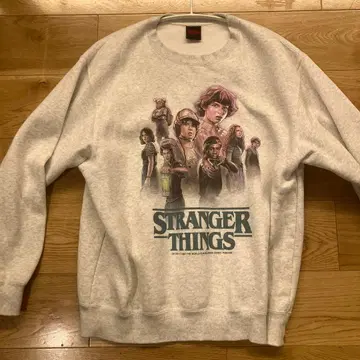 L 사이즈 STRANGERTHINGS GU 헤비 웨이트 맨투맨