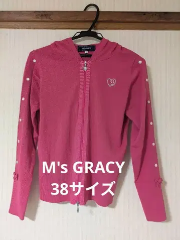 M'S GRACY 핑크 후드 부착 후드티 38
