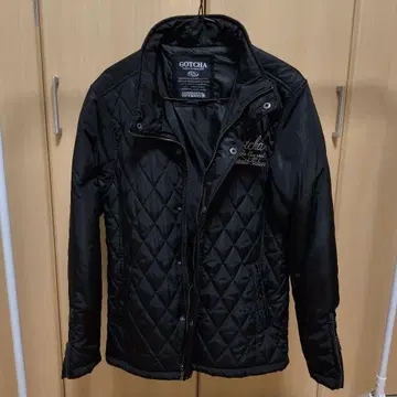 GOTCHA 블랙 퀼팅 자켓 L