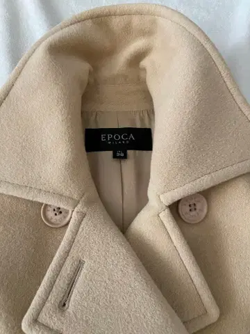 EPOCA 베이지 피 코트 38 에포카