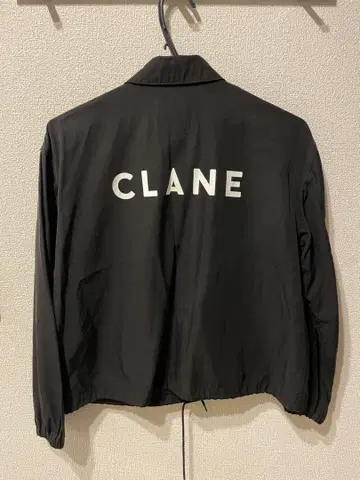 CLANE 블랙 나일론 자켓