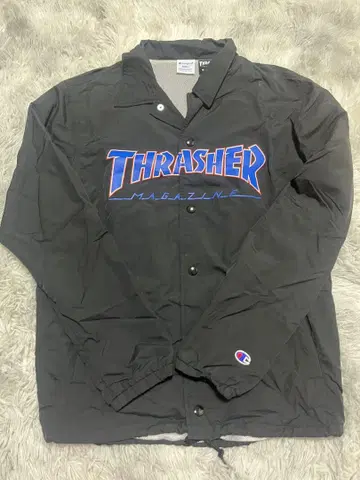 트레셔 x 챔피온 나일론 자켓 블랙