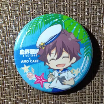 혈계전선 & BEYOND x AMOCAFE 이케부쿠로 레오나르도 캔뱃지