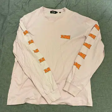 XLARGE 핑크 긴팔 티셔츠