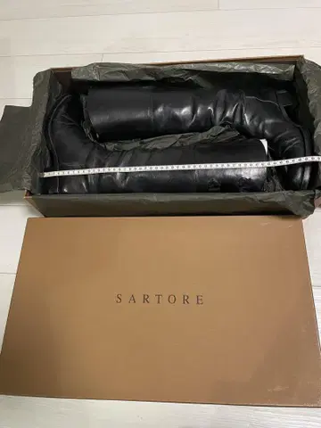 사토레 블랙 롱 부츠 37.5