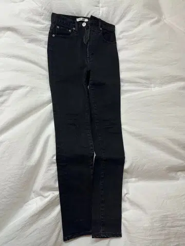 moussy 블랙 스키니 데님