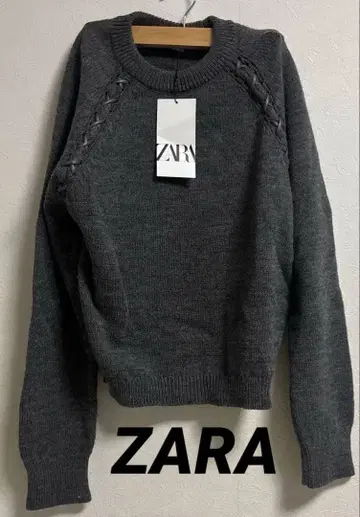 ZARA 자라 쇼울더 스트랩 니트 스웨터