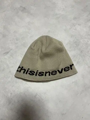 thisisneverthat 니트 모자 베이지