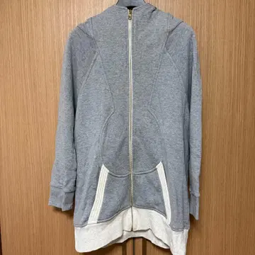 hatra hoodie white x gray