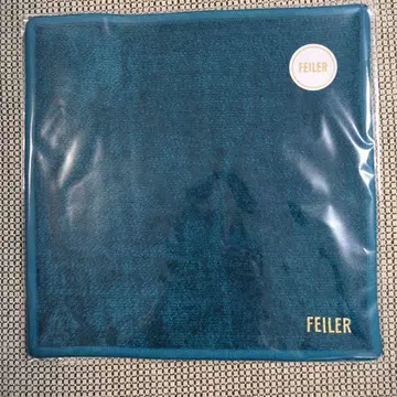 페일러 FEILER 로고 자수 손수건 [ 블루 ]