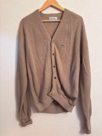 LACOSTE 베이지 가디건