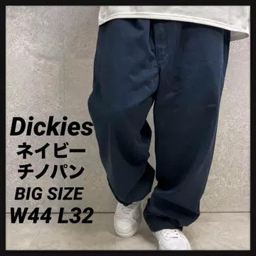 디키즈 치노 팬츠 네이비 네이비 빅사이즈 구제 의류 W44 L32