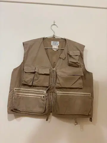 vintage 70s ORVIS 낚시용 조끼 vkk 지퍼 홍콩 제조