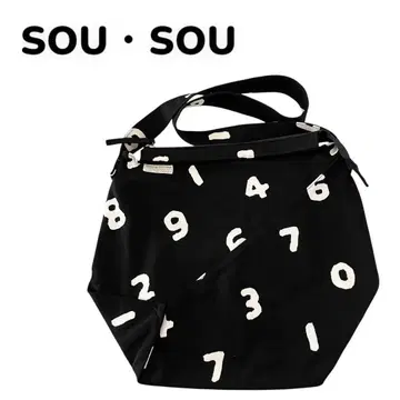 SOU SOU 캔버스 SO-SU-U 대 L 사이즈 숄더백