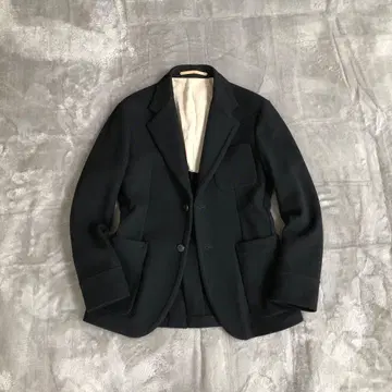 이탈리아제 울 테일러드 자켓 블랙