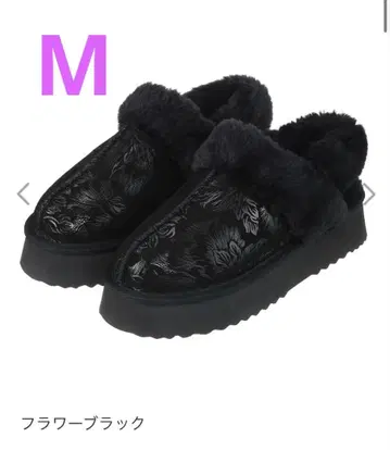 니카 소가죽 스웨이드 백 스트랩 부착 무스탕풍 2웨이 통굽 슈즈