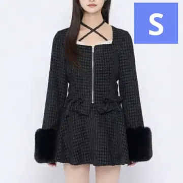 BUBBLES 퍼 커프스 셋업