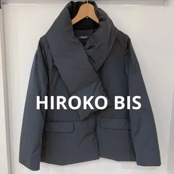 히로코비스 HIROKO BIS 블랙 다운 자켓
